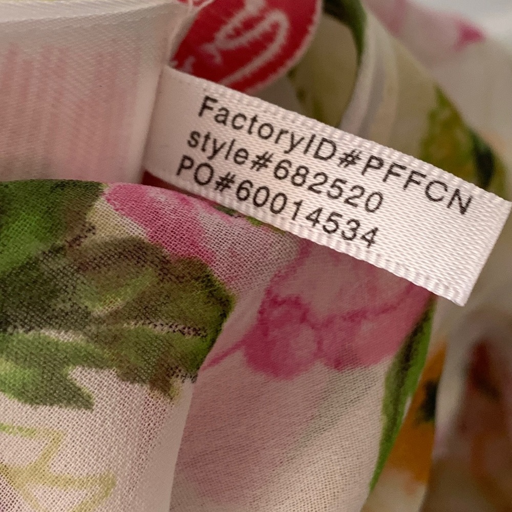 Oscar De La Renta Pink Label Floral Nightgown - Picture 6 of 9